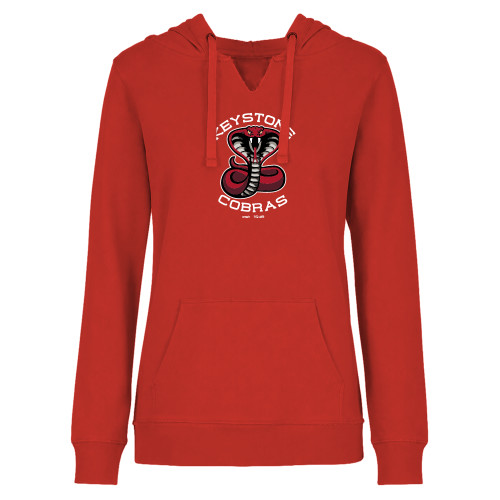  Womens Plus Red Hoodie - Athletic Mark