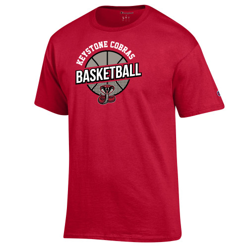  Champion Scarlet Red T Shirt - Basketball