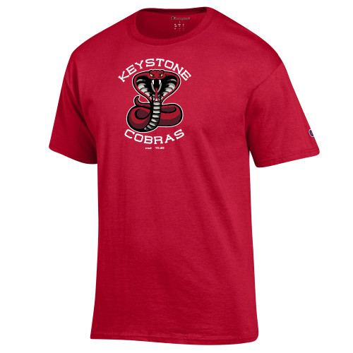 Keystone School Champion Scarlet Red T Shirt