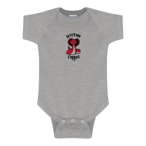  Grey Infant Onesie - The Little School of Keystone - Cobras