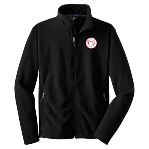  Youth Black Fleece Full Zip Jacket - Crest