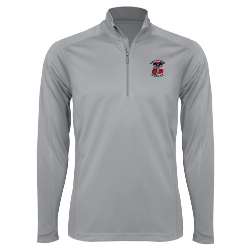  Syntrel Platinum Interlock 1/4 Zip - Athletic Mark Embroidery