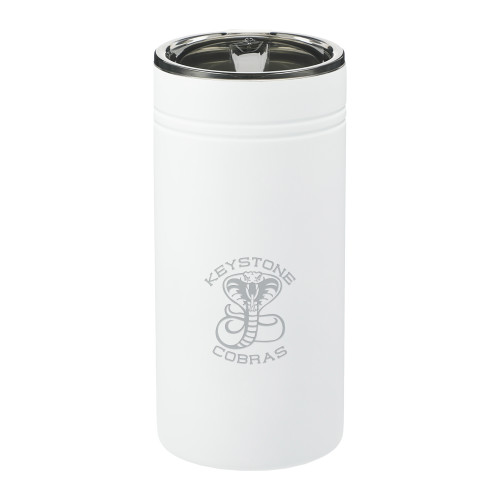  Sherpa Vacuum White Tumbler & Insulator 12oz - Athletic Mark Engraved