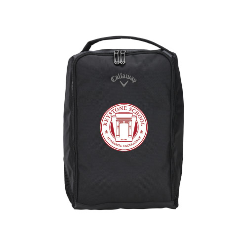  Callaway Clubhouse Black Golf Shoe Bag - Crest