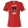 Thumbnail image for  Bella + Canvas Womens Red Relaxed Cotton T Shirt