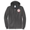 Thumbnail image for  Extended Charcoal Fleece Full Zip Hoodie