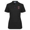 Thumbnail image for  Womens Silk Touch Black Pique Polo