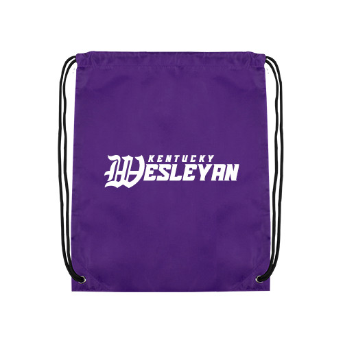  Purple Drawstring Backpack - Kentucky Wesleyan