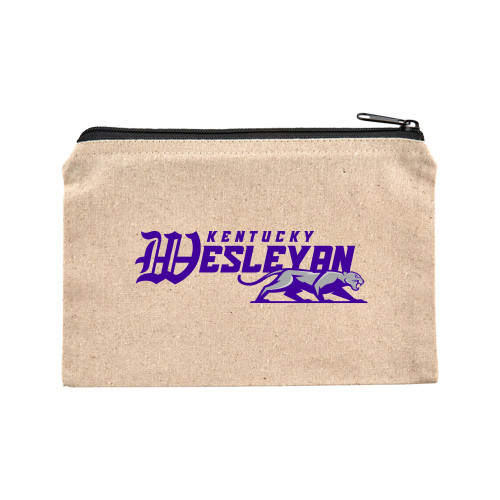  8oz. Natural Cotton Travel Pouch - Primary Logo