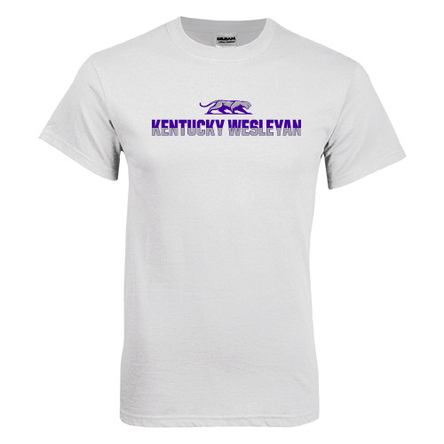  White T Shirt - Kentucky Wesleyan 2 Tone