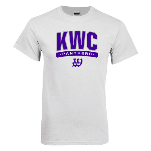  White T Shirt - Arched KWC Panthers