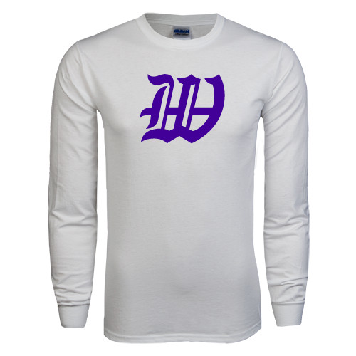  White Long Sleeve T Shirt - W