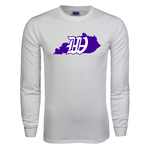  White Long Sleeve T Shirt - Kentucky W