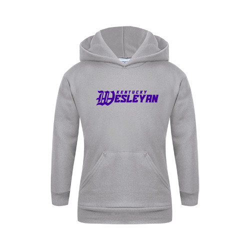  Youth Grey Fleece Hood - Kentucky Wesleyan