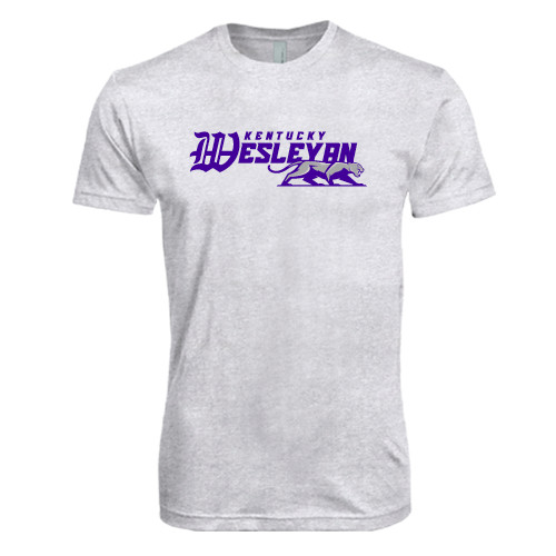  Next Level Heather White Triblend Tee - Primary Logo