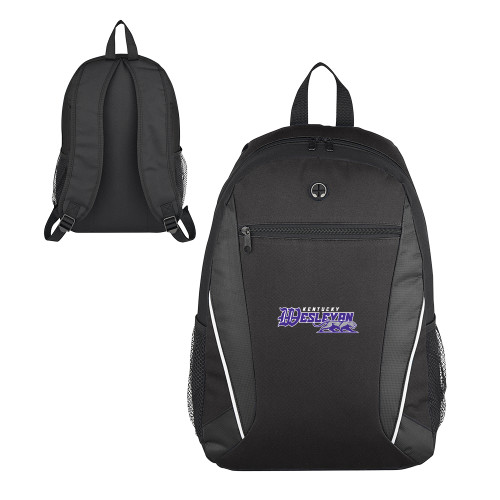  Homerun Black Computer Backpack - Primary Logo