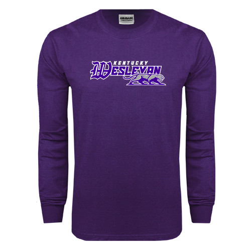  Purple Long Sleeve T Shirt - Primary Logo