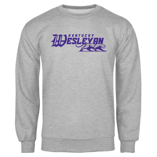  Grey Fleece Crew - Primary Logo