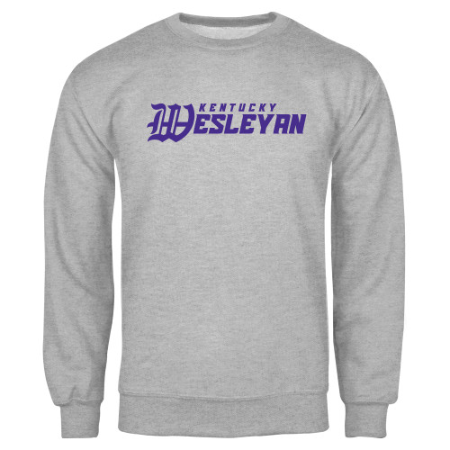  Grey Fleece Crew - Kentucky Wesleyan