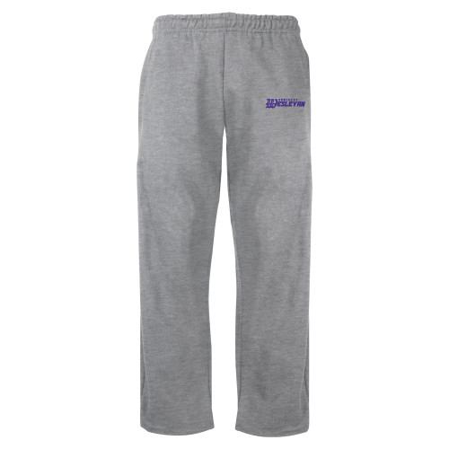  Grey Fleece Open Bottom Pant - Kentucky Wesleyan