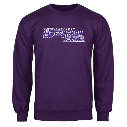  Purple Fleece Crew - Primary Logo
