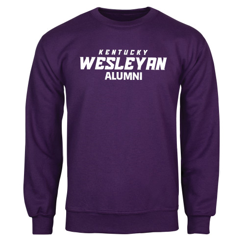 Purple Fleece Crew - Alumni