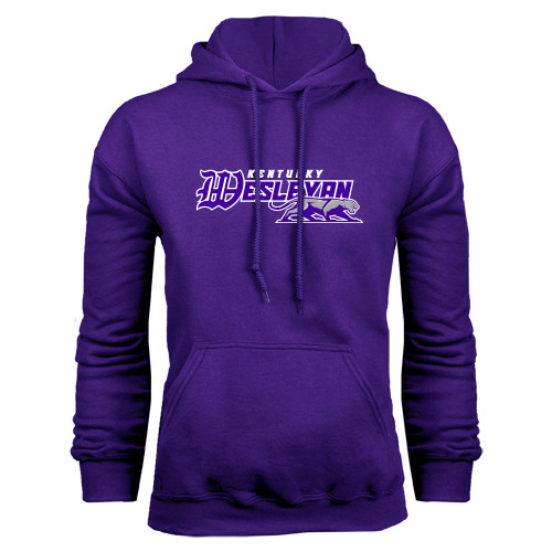  Purple Fleece Hoodie - Primary Logo