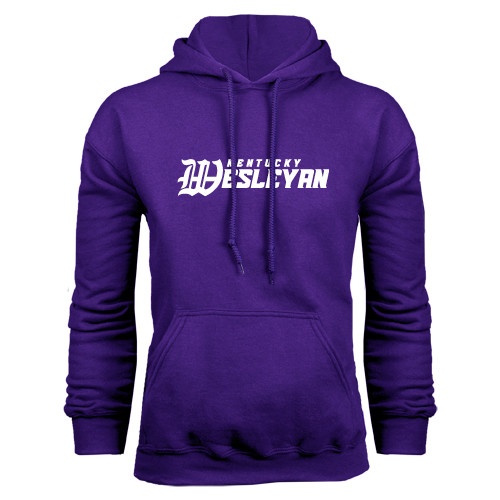  Purple Fleece Hoodie - Kentucky Wesleyan