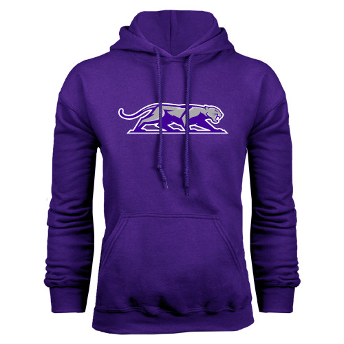  Purple Fleece Hoodie - Panther