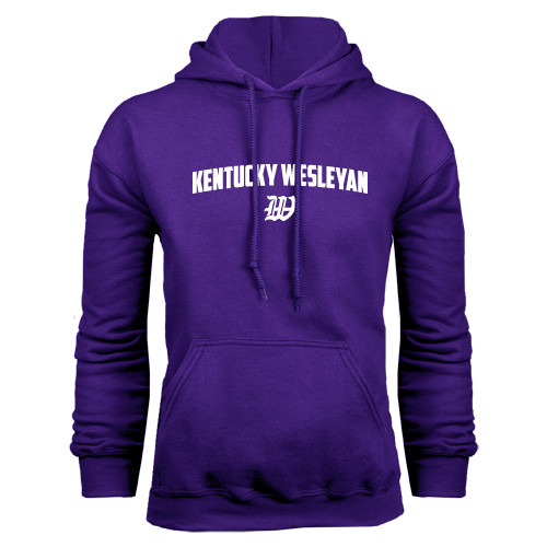  Purple Fleece Hoodie - Arched Kentucky Wesleyan