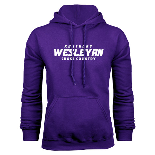  Purple Fleece Hoodie - Cross Country