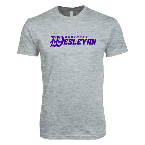  Next Level Heather Grey SoftStyle T Shirt - Kentucky Wesleyan
