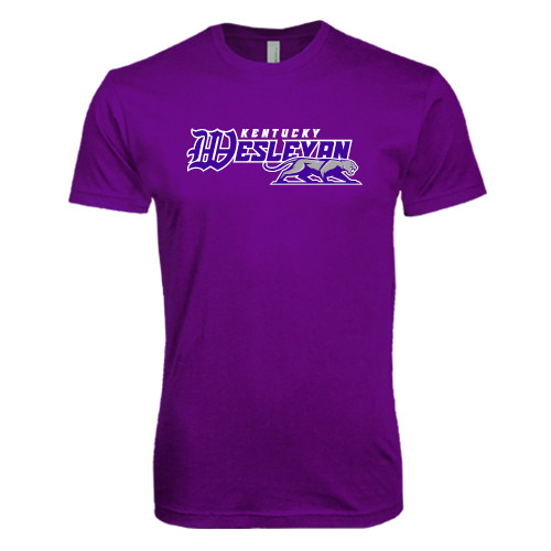  Next Level Purple SoftStyle T Shirt - Primary Logo