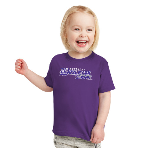 Toddler Purple T Shirt - Primary Logo