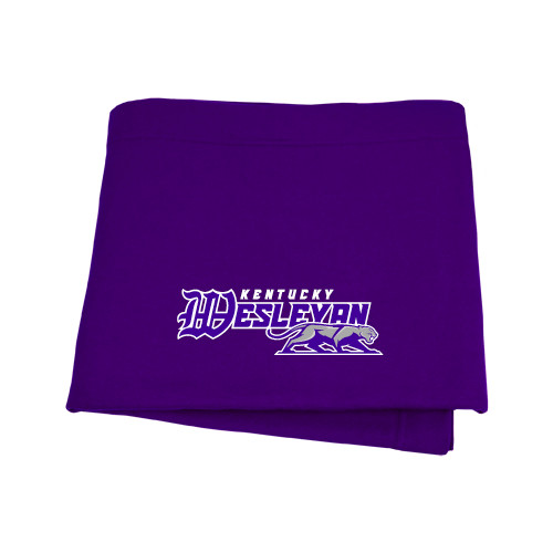  Purple Sweatshirt Blanket - Primary Logo