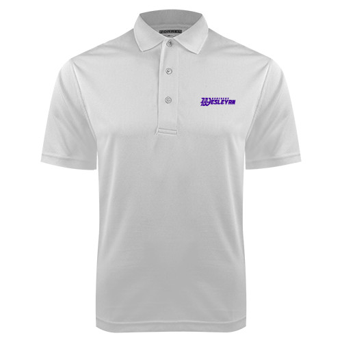 White Dry Mesh Polo - Kentucky Wesleyan