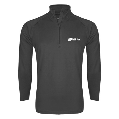 Sport Tek Charcoal Sport Wick Stretch 1/2 Zip Pullover - Kentucky Wesleyan