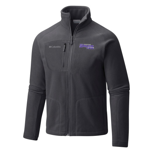  Columbia Grey Everest Ridge Fleece Full Zip Jacket - Primary Logo