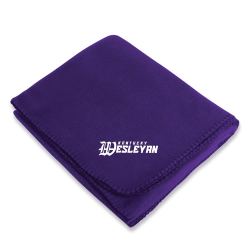  Purple Arctic Fleece Blanket - Kentucky Wesleyan