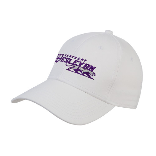 Kentucky Wesleyan White Structured Adjustable Pro Style Hat