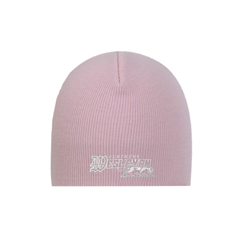  Pink Knit Beanie - Primary Logo