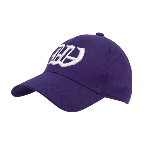  Purple Structured Adjustable Pro Style Hat - W