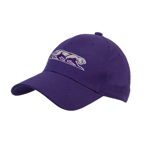  Purple Structured Adjustable Pro Style Hat - Panther