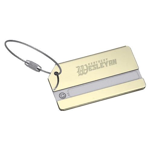  Gold Luggage Tag - Kentucky Wesleyan Engraved
