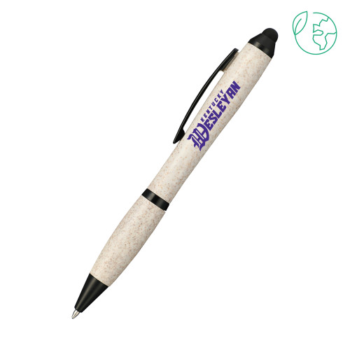  Nash Wheat Straw Ballpoint Beige Stylus Pen - Kentucky Wesleyan