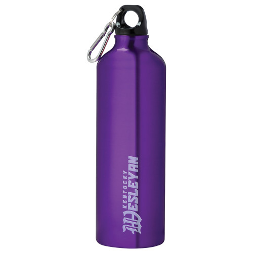  Venture Aluminum Purple Bike Bottle 26oz - Kentucky Wesleyan Engraved