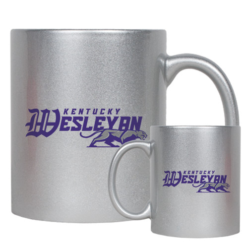 Full Color Silver Metallic Mug 11oz - Primary Logo
