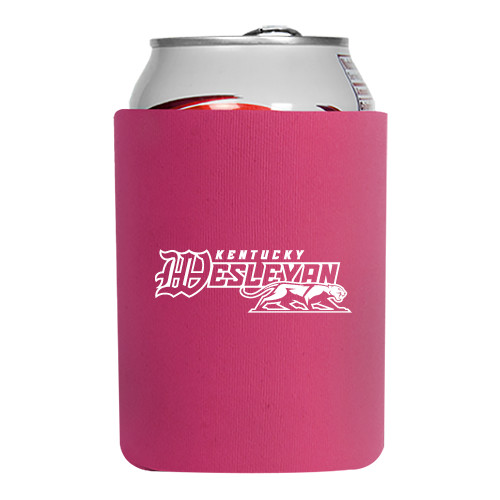  Neoprene Hot Pink Can Holder - Primary Logo