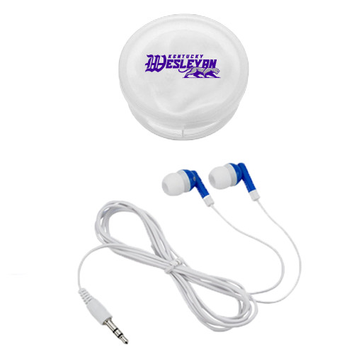  Ear Buds in White Case - Primary Logo