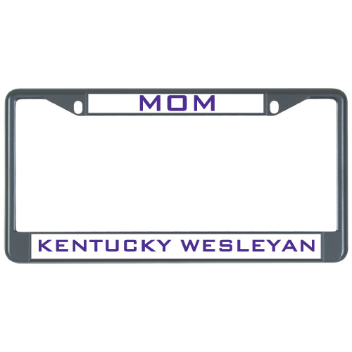  Mom Metal License Plate Frame in Black - Mom